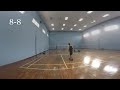 Badminton Single on 28122021 - Game 1