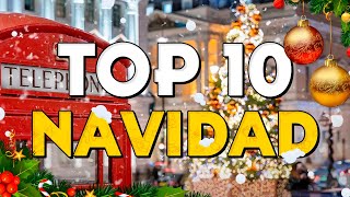 🎄 TOP 10 Ciudades para Pasar NAVIDAD⭐️ Mejores Ciudades Navideñas