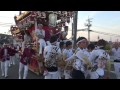 2014年　美具久留御魂神社だんじり⑬　宮入後帰り道・１１台