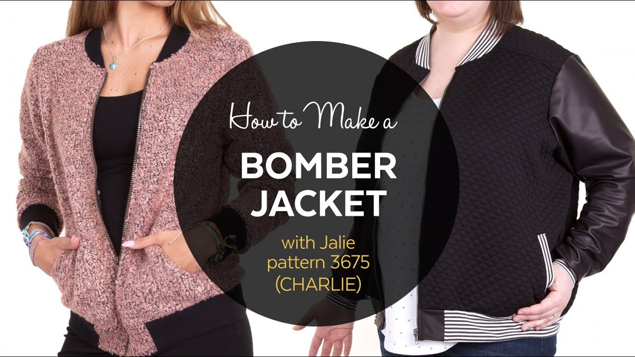 DIY // How To Make A Bomber Jacket // Sewing Tutorial - YouTube