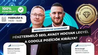 Pénztermelő SEO, avagy hogyan legyél a Google pozíciók királya❓🔱