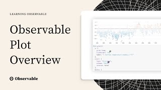 Observable Plot Overview – Learning Observable