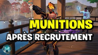 OBTENIR DES MUNITIONS EN ÉTANT ACCOMPAGNÉ D'UN SPÉCIALISTE RECRUTÉ FORTNITE, QUETE HEBDOMADAIRE