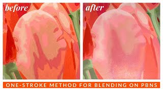 Blending Paint by Numbers PBN the Easiest Way Possible Using the One-Stroke Method Part 1| Melanie B