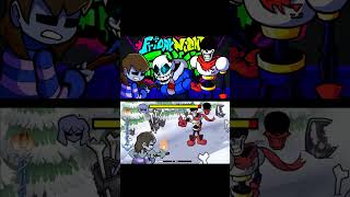 FNF: FRIDAY NIGHT FUNKIN VS HYPOTHERMIA FAN-MADE [FNFMODS/HARD] #shorts #sans #papyrus