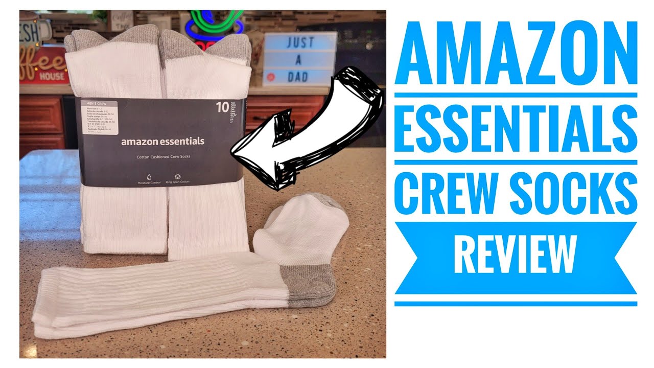 Amazon Essentials Men S Cotton Crew Socks Review Youtube
