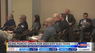 Filling period opens for 2025 San Angelo City Elections.