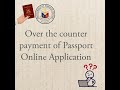 #PASSPORT OVER THE COUNTER PAYMENT NG ONLINE APPLICATION