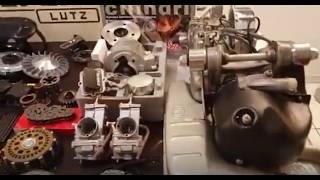 #Lambretta Twin Cylinder Engine Build   Full Tutorial Part 1 - using #Chimera Twin Conversion Kit