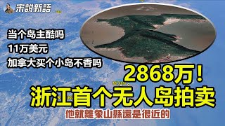 2868万！浙江首个无人小岛法拍，在中国成为一个岛主有多难？11万美元买个加拿大小岛划算吗？当岛主真的不容易，