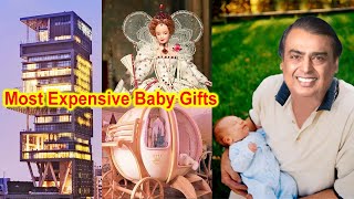 Mukesh Ambani Bahu Shloka Mehta Baby Girl Most Expensive Birthday Gifts from Family and Friends