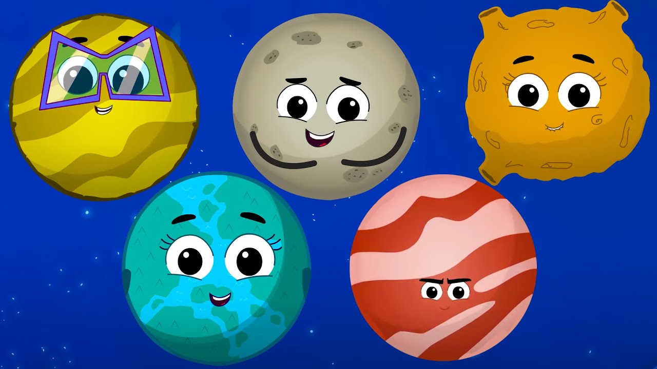 Planets Song Learn Solar System More Cartoon Videos For Babies Youtube