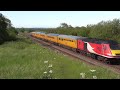 ex lner s 43299 and 43290 working network rail test train on 4th june 2021.