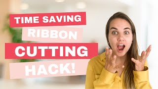 Ribbon Cutting Hack! How to Cut Lots of Ribbons at the Same time!