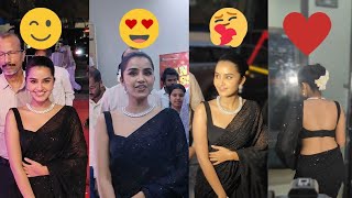 Anupama Parameswaran Mind Blowing in Black Saree At Tillu Square Success meet | Sidhu Jonnalagadda