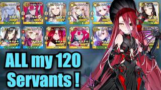 [FGO] Talking about all my 120 Servants !