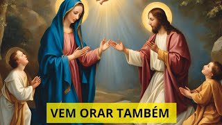 Orando junto com Jesus e Maria pela sua vida .