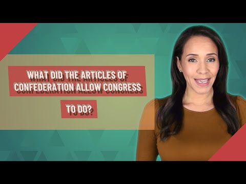 What are the 10 powers granted to Congress under the Articles?