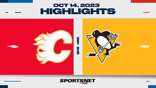 NHL Highlights | Flames vs. Penguins - October 14, 2023
