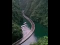 See the floating bridge in china