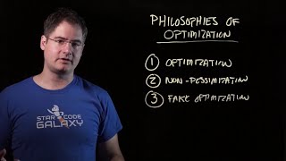 Refterm Lecture Part 1 - Philosophies of Optimization