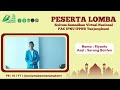 PESERTA KOMPETISI KULTUM RAMADHAN VIRTUAL NASIONAL (Nama: Riyanto, Asal: Serang Banten Banten)