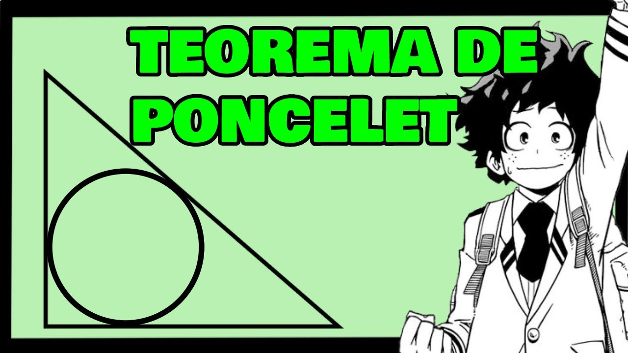 TEOREMA DE PONCELET Explicado Paso A Paso - GEOMETRIA - YouTube