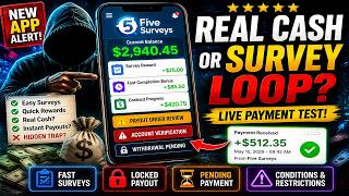 Five Surveys Review | Easy Cash App or Payout Catch?