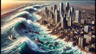 Mega Tsunami wipes out giant coastal City!!!