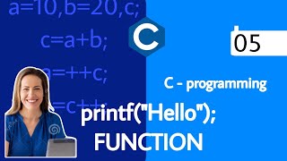 printf function in C Programming - Part-5 | C- Programming | #c #programming