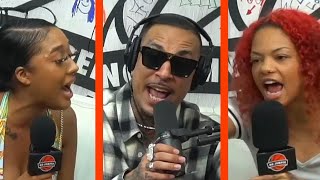 Blueface's Girls Beef CRAZY On Air & Sharp Can't Stop Them!!
