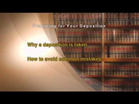 Preparing For Your Deposition Excerpt Youtube