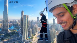 Hanging on the Edge - Burj Khalifa