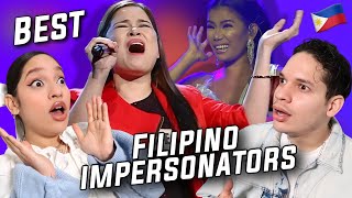 Filipino IMPERSONATORS are NEXT LEVEL! Latinos react to Singers IMPERSONATING Famous OPM Singers