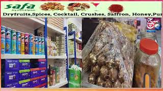 SAFA DRY FRUITS \u0026 SPICES Par Ramzan Special Khajoor Stock Aa Chuka Hai @ Charminar, Hyderabad |