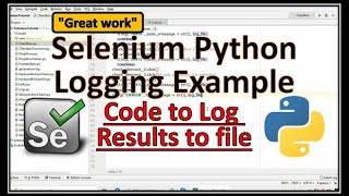 Selenium Python Logging | Python Selenium Logging | Selenium Custom Logging | Selenium Logging