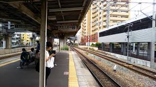 ななつ星in九州 竹下駅通過