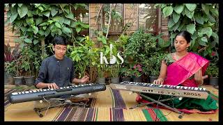 Mallari | Adi Talam | Vrishank \u0026 Nishevitha | Carnatic on Keyboard | KBS Inculcation