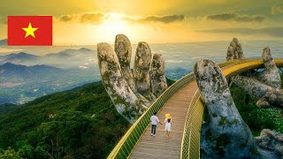 We visited the Golden Bridge in Da Nang, Vietnam! 🇻🇳