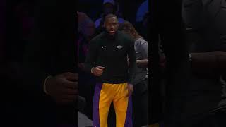 LeBron Mic'd Up telling AD what move will beat the defender and it works