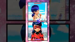 MIRACULOUS LADYBUG Characters \u0026 Their Superhero Versions! 🐞🐈‍⬛✨#miraculousladybug  #miraculous #new