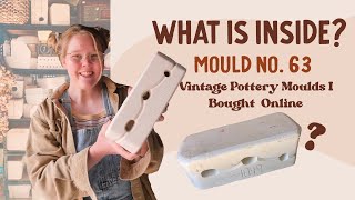 What is inside this Vintage Pottery Mould? Mould 63