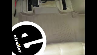 etrailer | Fit Test: WeatherTech 2nd Row Rear Auto Floor Mat with 2007 GMC Yukon