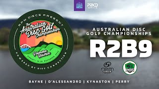 2023 Australian Disc Golf Championships | R2 B9 | Bayne, Perry, Kynaston, D'Alessandro