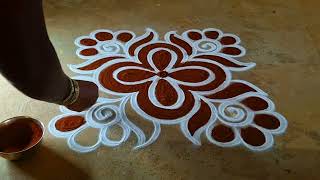 Bhoki pongal 🌹diyamuggulu 🌹rangolidesigns 3*1🌹thai Pongal special 🌹mattu pongal🌹lotusflowers kolam