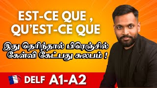 Est-ce que, Qu’est-ce que | Learn French in Tamil