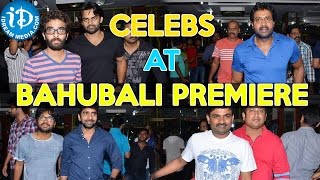 Celebs at Baahubali Movie Theatres || Prabhas, S S Rajamouli