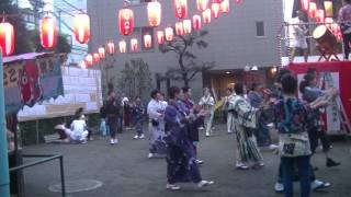 2016.9.25青山熊野神社例大祭奉納踊り 串本節 港区青山一丁目青葉公園