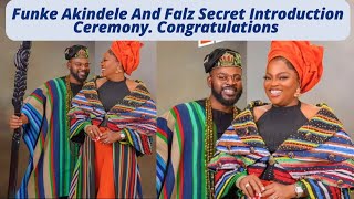 Funke Akindele And Falz Secret Introduction Ceremony In Lagos State. Congratulations 🎉