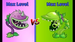 Plants vs Zombies 2. Max Level Chomper vs Snap Pea - PvZ 2 Gameplay